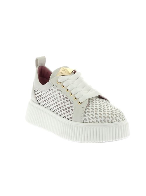 Sally 22 sneakers da donna in tessuto e rete bianca LORENZO MARI | SALLY 22X